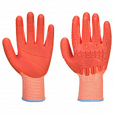 A728 Orange Supergrip Impact HR Cut Glove