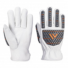 A742 White Impact Driver Glove (Unlined)