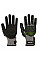 A755 Black/Green VHR15 Nitrile Foam Impact Glove