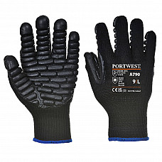 A790 Black Anti Vibration Glove