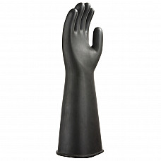 A802 Black Heavyweight Latex Rubber Gauntlet