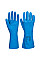 A814 Blue Food Approved Nitrile Gauntlet