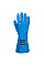 A814 Blue Food Approved Nitrile Gauntlet