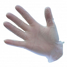 A900 Clear Powdered Vinyl Disposable Glove (Pk100)