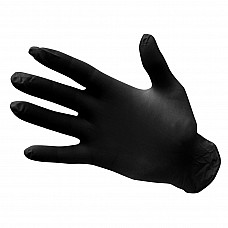 A925 Black Powder Free Nitrile Disposable Glove (Pk100)