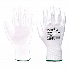 AB129 White PU Palm Glove (288 Pairs)