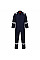 AF73 Navy Araflame Silver Coverall