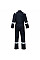 AF73 Navy Araflame Silver Coverall