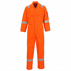 AF73 Orange Araflame Silver Coverall