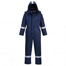 AF84 Navy Araflame Insulated Winter Coverall