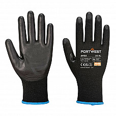 AP33 Black LR15 PU Touchscreen Glove (Pk12)