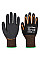 AP35 Black/Orange Grip 15 Nitrile Double Palm Glove