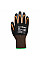 AP35 Black/Orange Grip 15 Nitrile Double Palm Glove