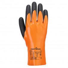 AP36 Orange/Black Grip 15 Nitrile Gauntlet