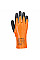 AP36 Orange/Black Grip 15 Nitrile Gauntlet