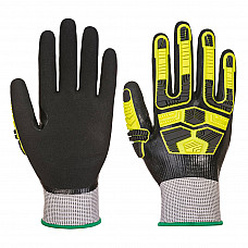 AP55 Grey/Black Waterproof HR Cut Impact Glove