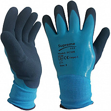 Aqua Blue Waterproof Gloves