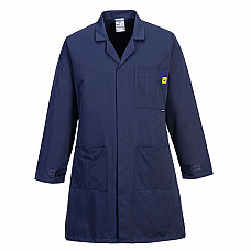 AS10 Navy Anti-Static ESD Coat