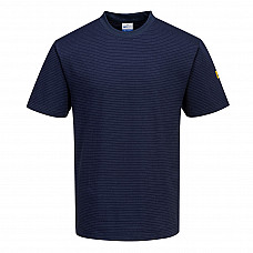 AS20 Navy Anti-Static ESD T-Shirt