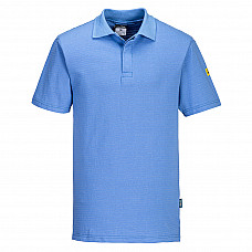 AS21 Hamilton Blue Anti-Static ESD Polo Shirt