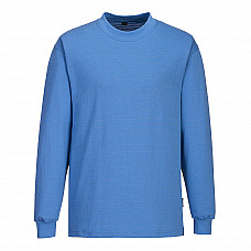 AS22 Hamilton Blue Anti-Static ESD Long Sleeve T-Shirt