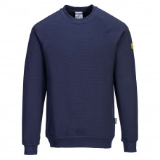 AS24 Navy Anti-Static ESD Sweatshirt