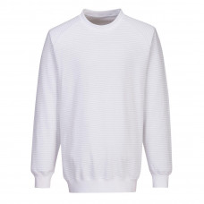 AS24 White Anti-Static ESD Sweatshirt