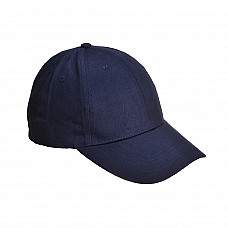 B010 Navy Six Panel Baseball Cap