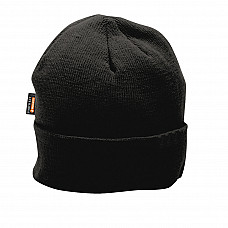 B013 Black Insulated Knit Beanie