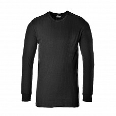 B123 Black Thermal T-Shirt Long Sleeve