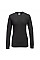 B126 Black Women's Thermal T-Shirt Long Sleeve