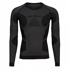 B173 Charcoal Dynamic Air Baselayer Top