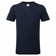 B197 Navy V-Neck Cotton T-Shirt