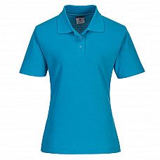 B209 Aqua Naples Women's Polo Shirt