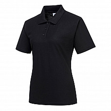 B209 Black Naples Women's Polo Shirt