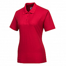 B209 Red Naples Women's Polo Shirt