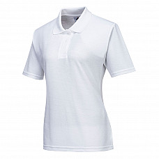 B209 White Naples Women's Polo Shirt