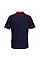 B218 Navy/Red Essential Two Tone Polo Shirt