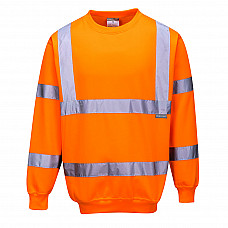 B303 Orange Hi-Vis Sweatshirt