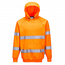 B304 Orange Hi-Vis Hoodie