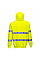 B305 Yellow Hi-Vis Zipped Hoodie