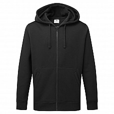 B312 Black Zipped Hoodie