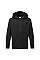 B312 Black Zipped Hoodie