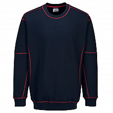 B318 Navy/Red Essential Two Tone Sweatshirt