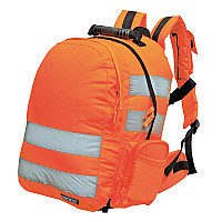 B904 Orange Quick Release Hi-Vis Rucksack