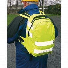 B905 Yellow Hi-Vis Rucksack