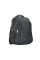 B916 Black Triple Pocket Backpack