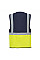 C276 Yellow/Navy Paris Hi-Vis Contrast Executive Vest