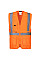 C357 Orange Hi-Vis Tablet Pocket Executive Vest