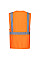 C357 Orange Hi-Vis Tablet Pocket Executive Vest